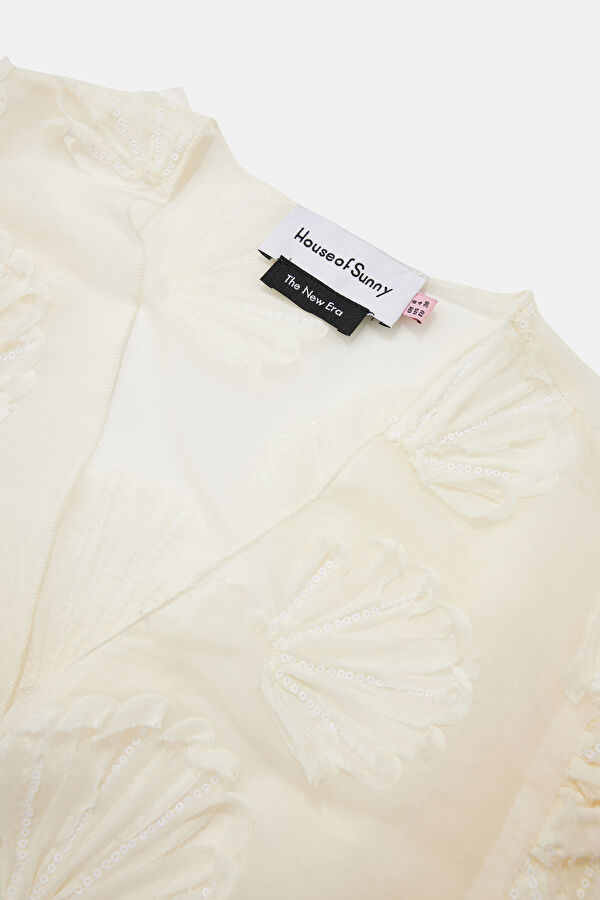 Ecru Lace Blouse 5