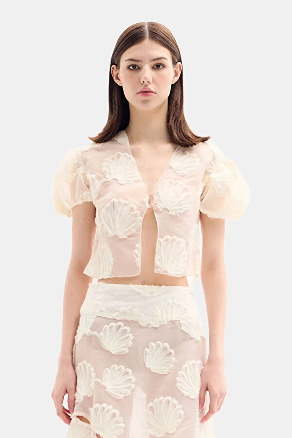 Ecru Lace Blouse