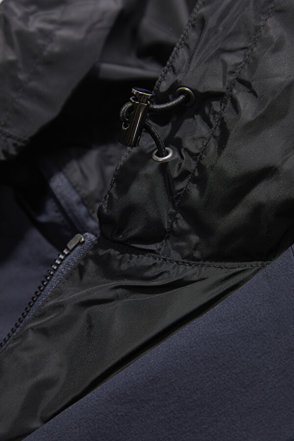 Navy Blue Hoodie Jacket 5