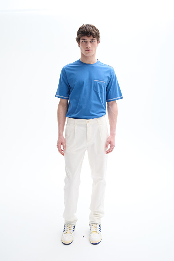 Off-White Straight Leg Men's Trousers