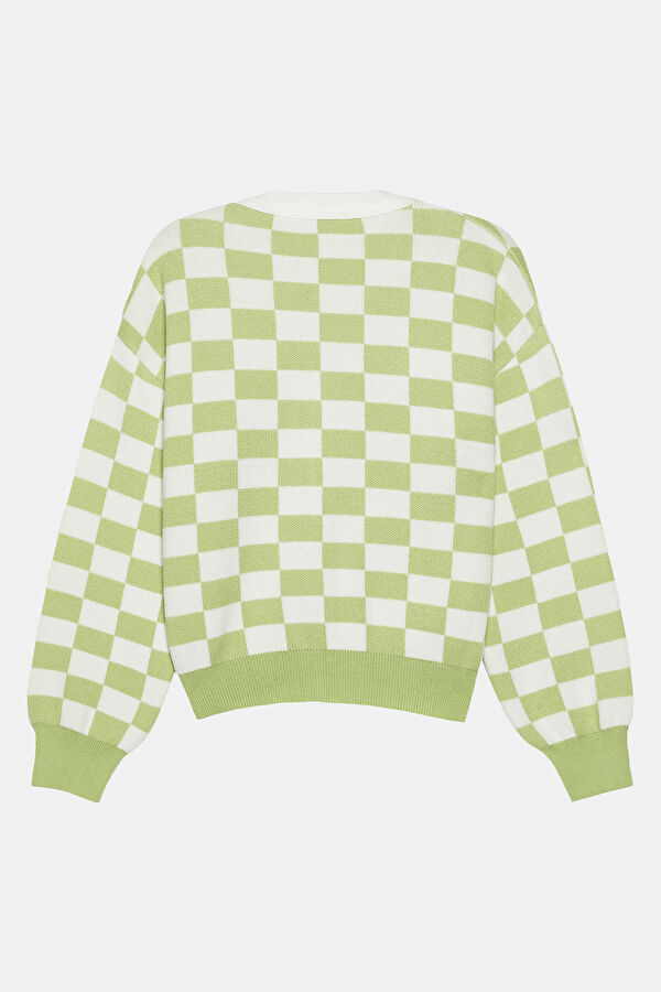 Multicolored Knit Children's Cardigan 5