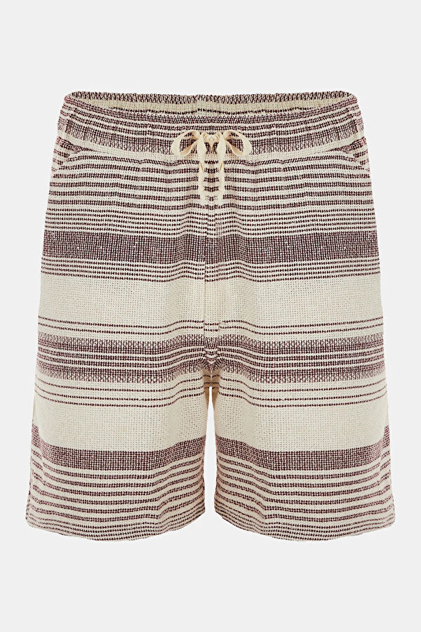 Colorful Striped Pattern Men's Shorts 4