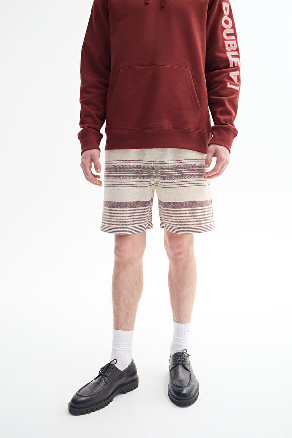 Colorful Striped Pattern Men's Shorts 2