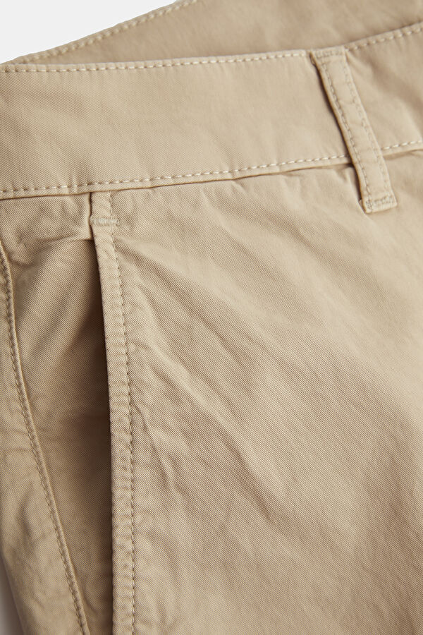 Beige Men's Shorts 7