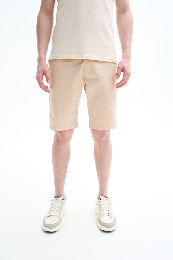 Beige Men's Shorts 2