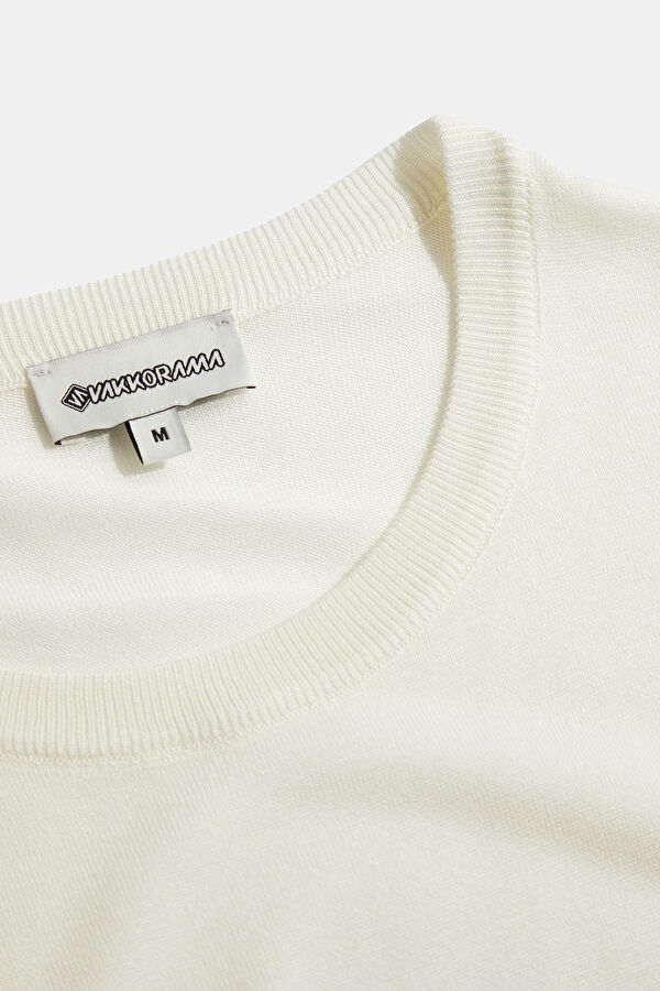 Off-white crew neck men's T-shirt 3