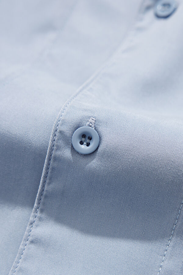 Relax Fit Blue Regular Men's Shirt 7