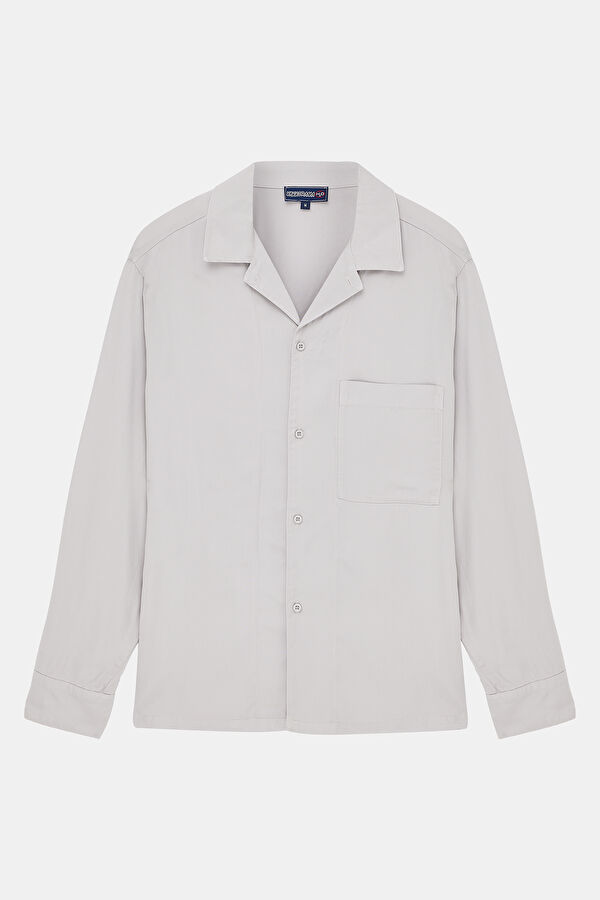 Relax Fit Beige Regular Men's Shirt