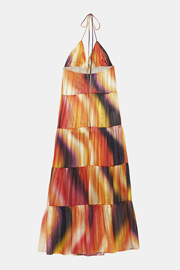Colorful Patterned Women's Dress 2