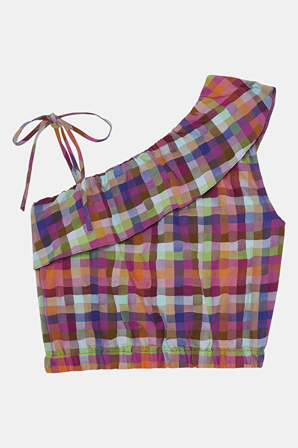 Multicolored Colorful Kids Blouse 4
