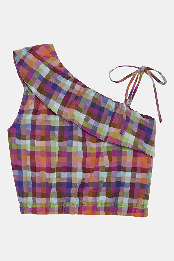 Multicolored Colorful Kids Blouse 5