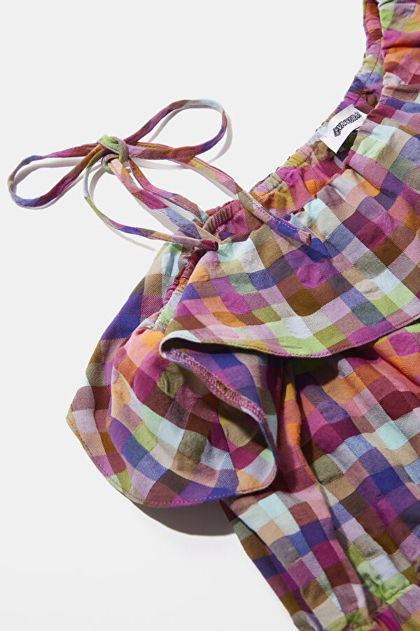 Multicolored Colorful Kids Blouse 7