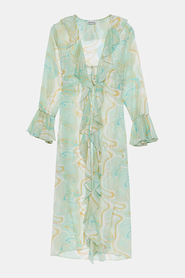 Çok Renkli Kadın Kaftan