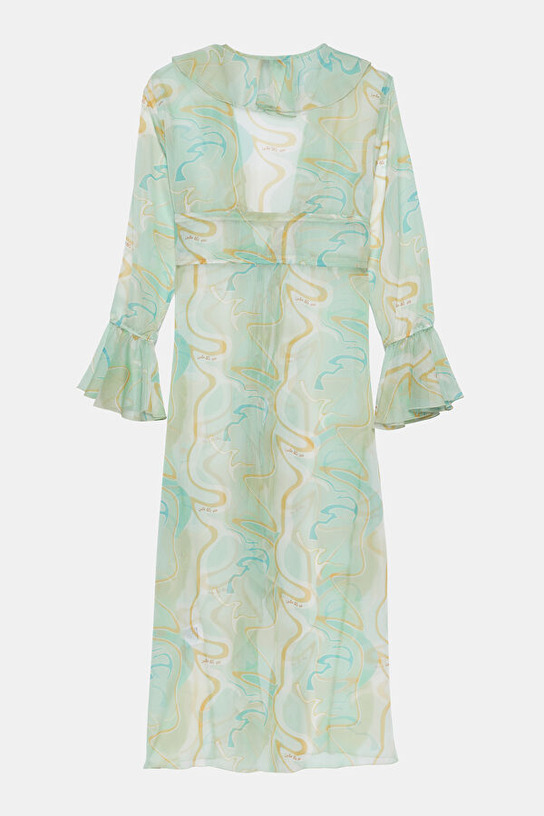 Çok Renkli Kadın Kaftan 2