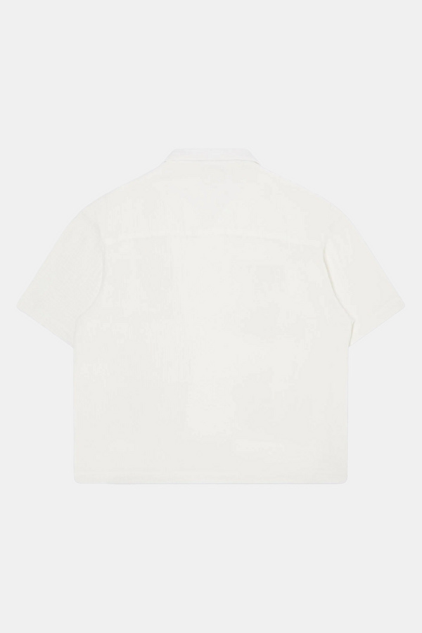 Relaxed Fit Retro Men's Shirt with Off-White Pattern 2