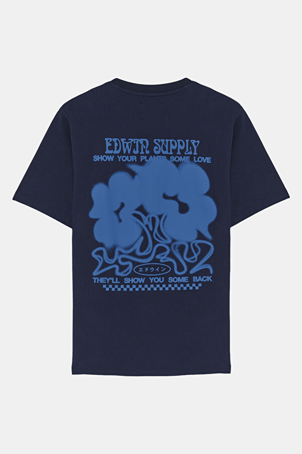 Relax Fit Navy Blue Printed Tshirt 2