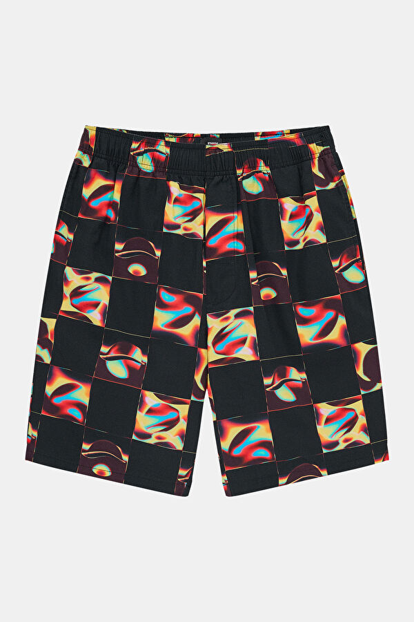 Saike Check Multicolored Patterned Men's Shorts