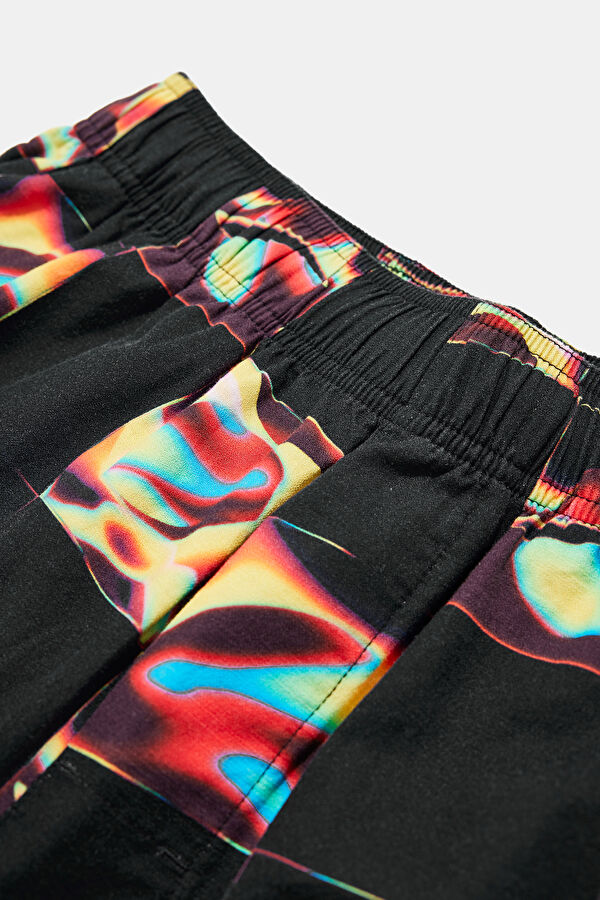Saike Check Multicolored Patterned Men's Shorts 3