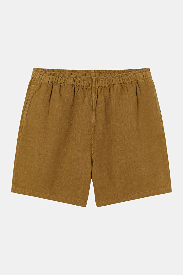 Relax Fit Mustard Shorts