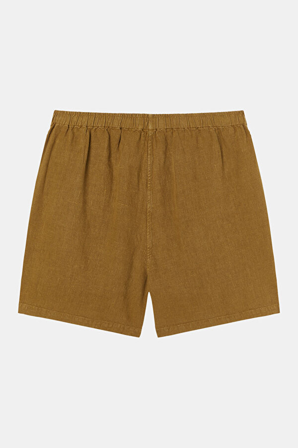 Relax Fit Mustard Shorts 2