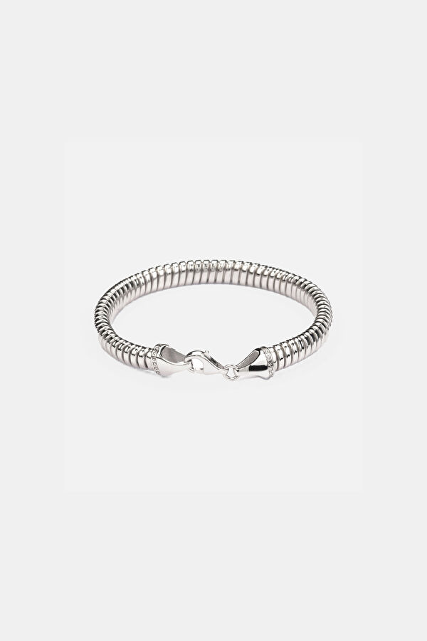 Snake Chain Bracelet in Silver 2