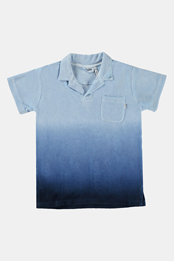 Blue Polo Collar Kids T-Shirt 3