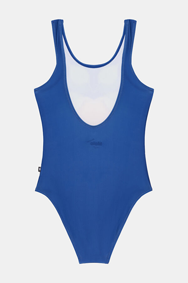 Navy Patterned Kids Swimsuit 3