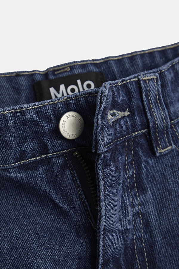 Blue Straight Leg Kids Pants 5