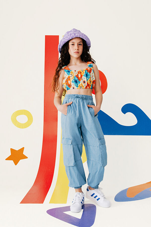 Relax Fit Light Blue Trousers