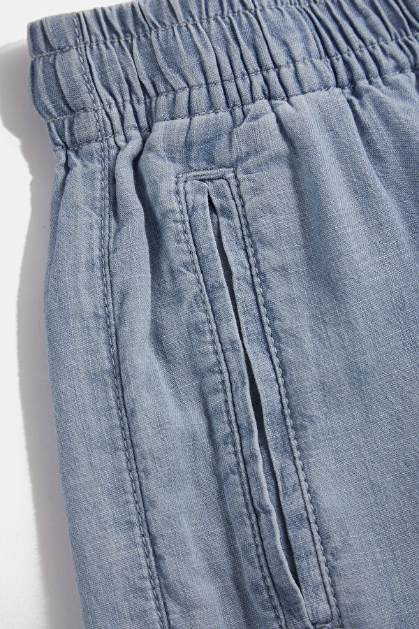 Relax Fit Light Blue Trousers 7