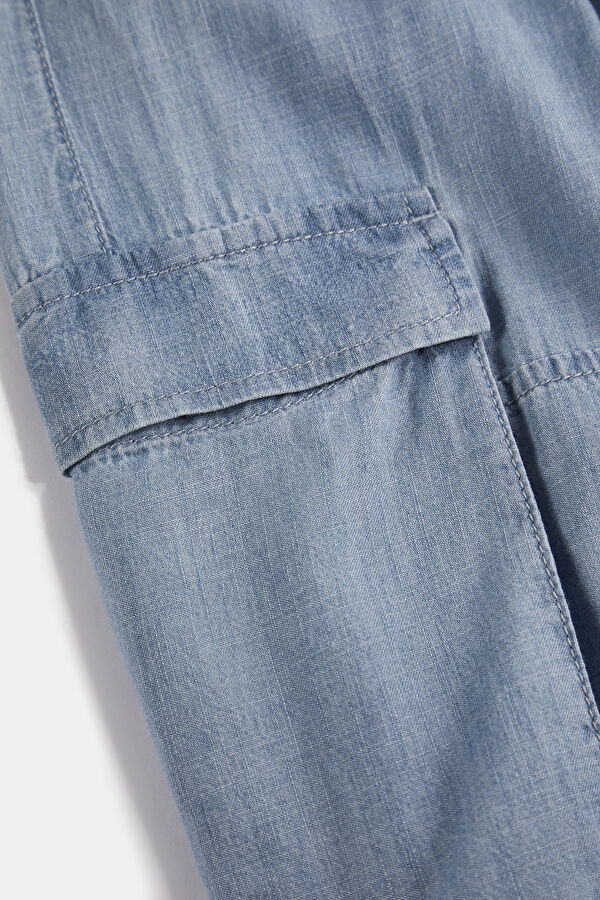 Relax Fit Light Blue Trousers 8