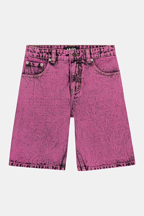 Relax Fit Dark Pink Shorts 3