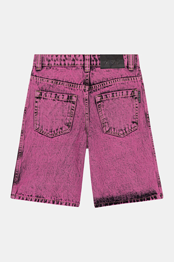 Relax Fit Dark Pink Shorts 4
