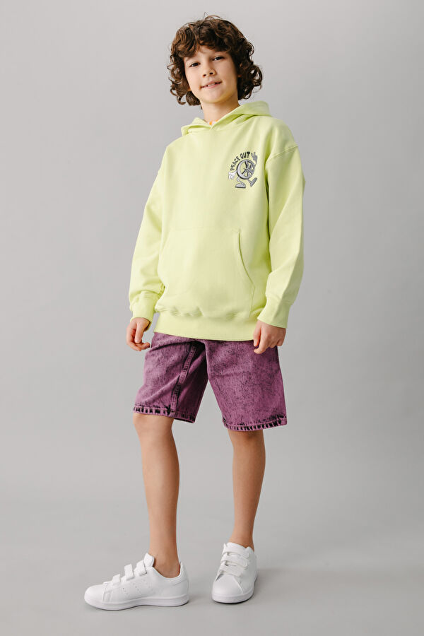 Relax Fit Dark Pink Shorts