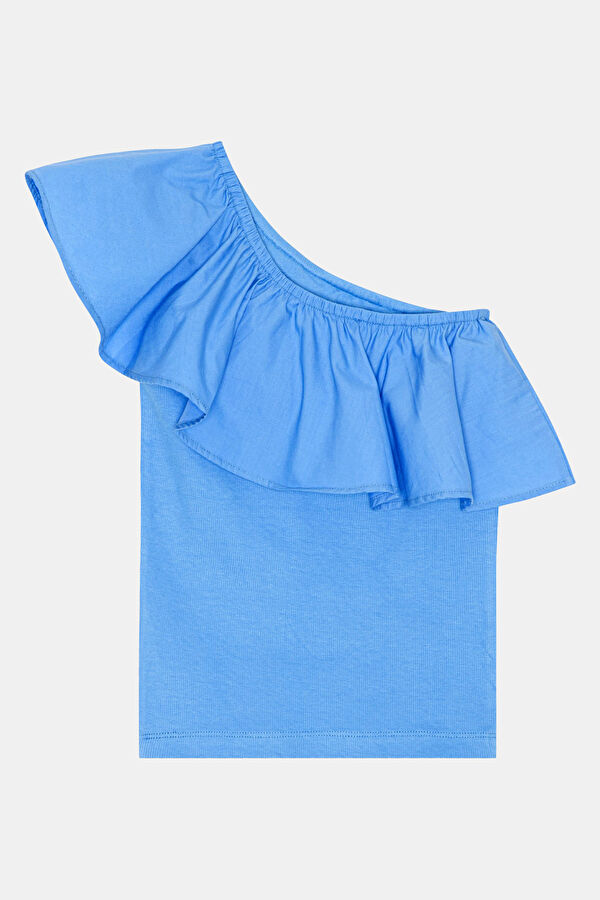 Blue Strappy Kids Blouse 2