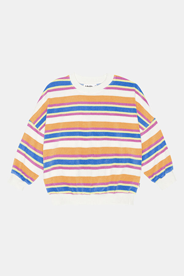 Multicolored Crew Neck Kids' Sweatshirt