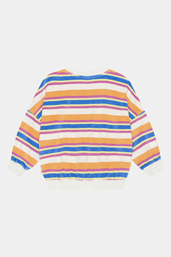 Multicolored Crew Neck Kids' Sweatshirt 2