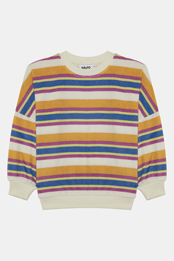 Multicolored Crew Neck Kids' Sweatshirt 3