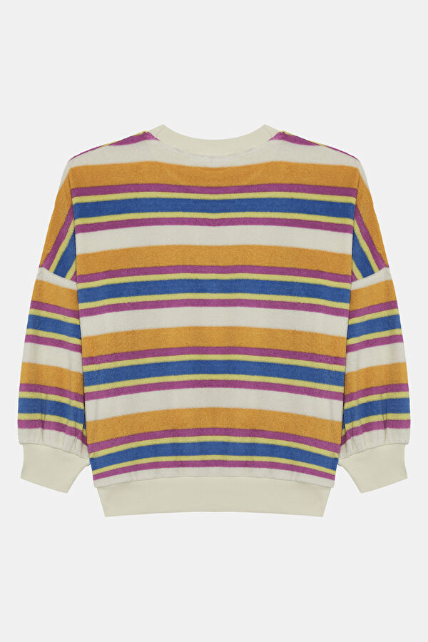 Multicolored Crew Neck Kids' Sweatshirt 4