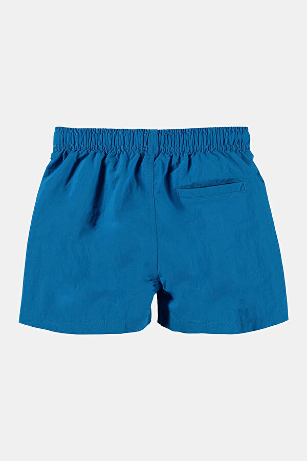 Blue Patterned Kids Swimsuit 4