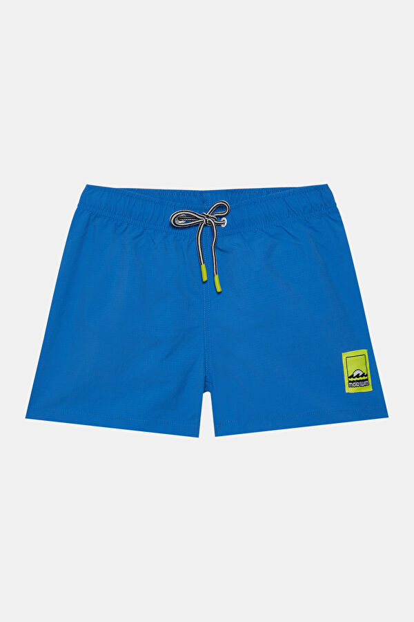 Blue Patterned Kids Swimsuit