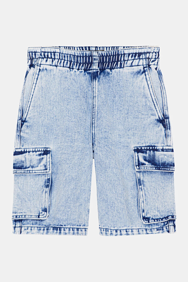 Light Blue Kids' Shorts