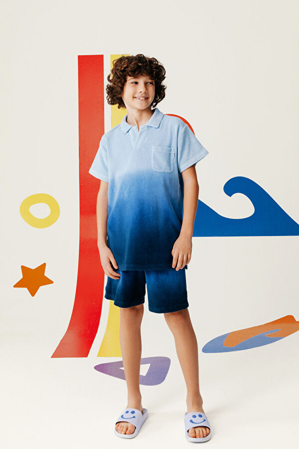 Blue Kids Shorts