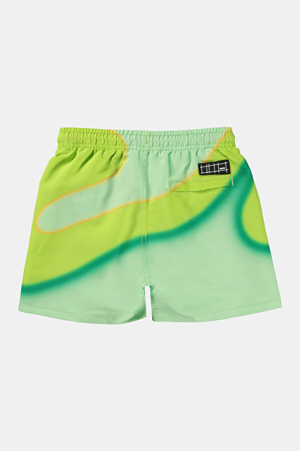 Light Green Design Filled Swimsuit 4