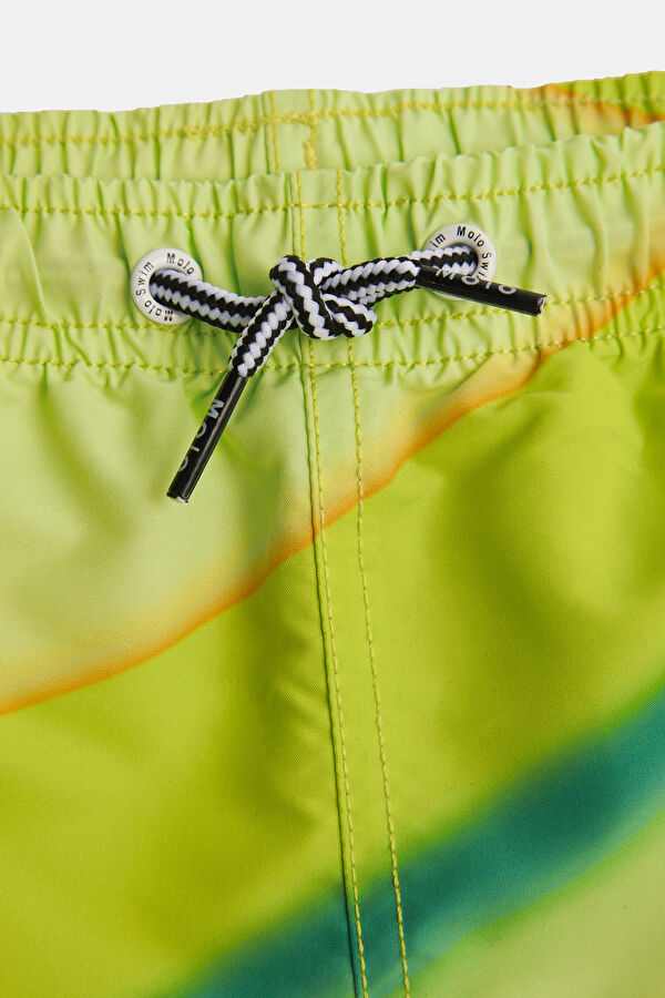 Light Green Design Filled Swimsuit 5
