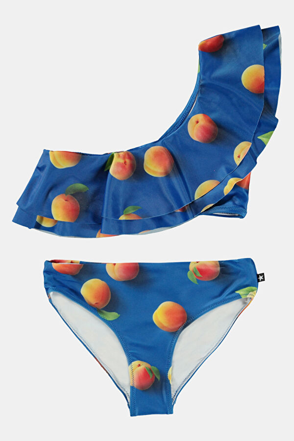 Navy Blue Design Filled Bikini 2