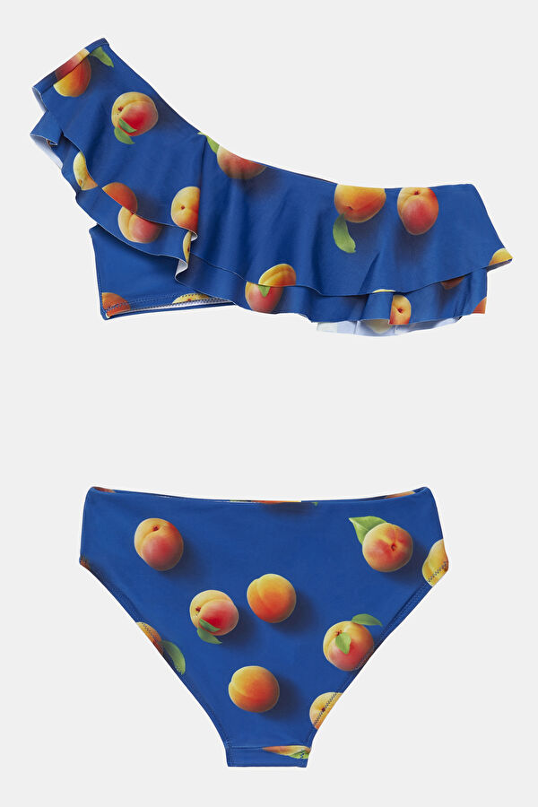 Navy Blue Design Filled Bikini 3