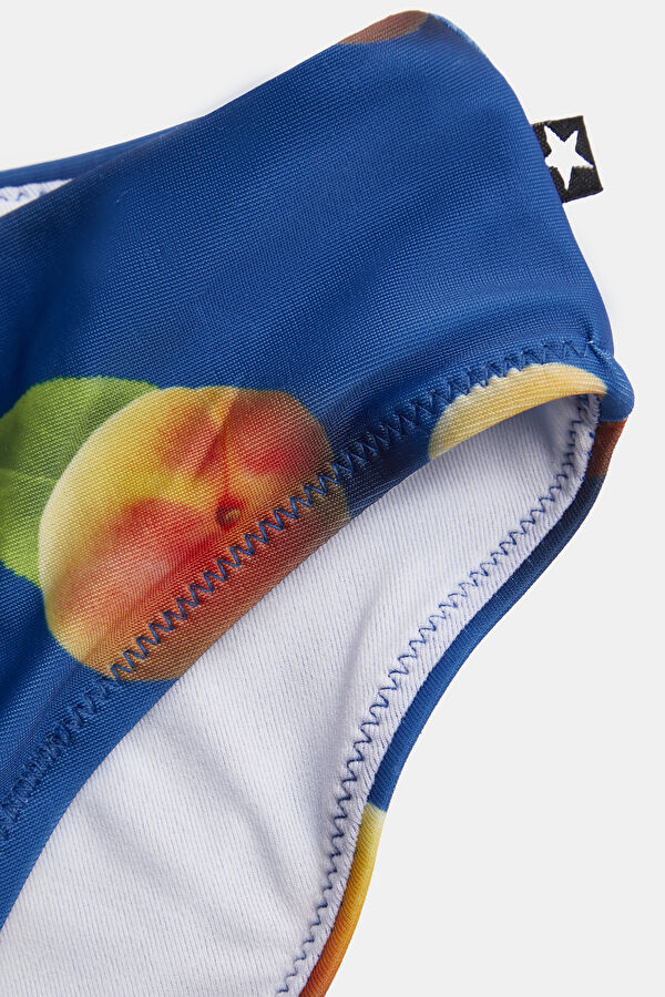 Navy Blue Design Filled Bikini 5