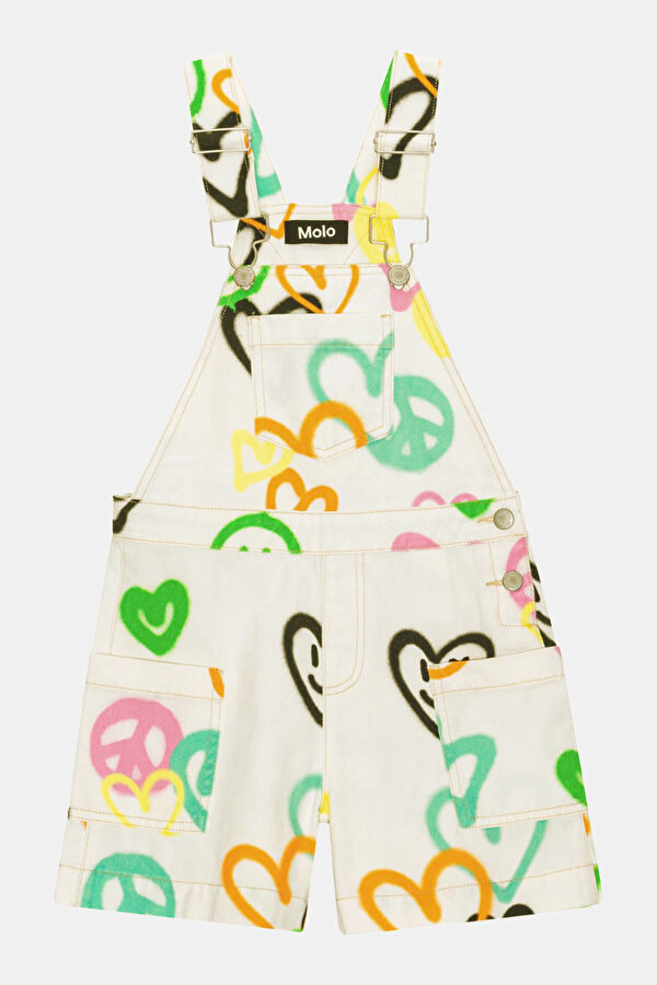 Multicolored Patterned Kids Jumpsuit