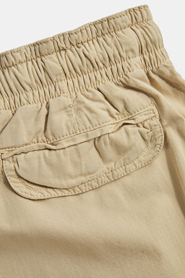 Relax Fit Cream Straight Leg Kids' Sports Pants 8
